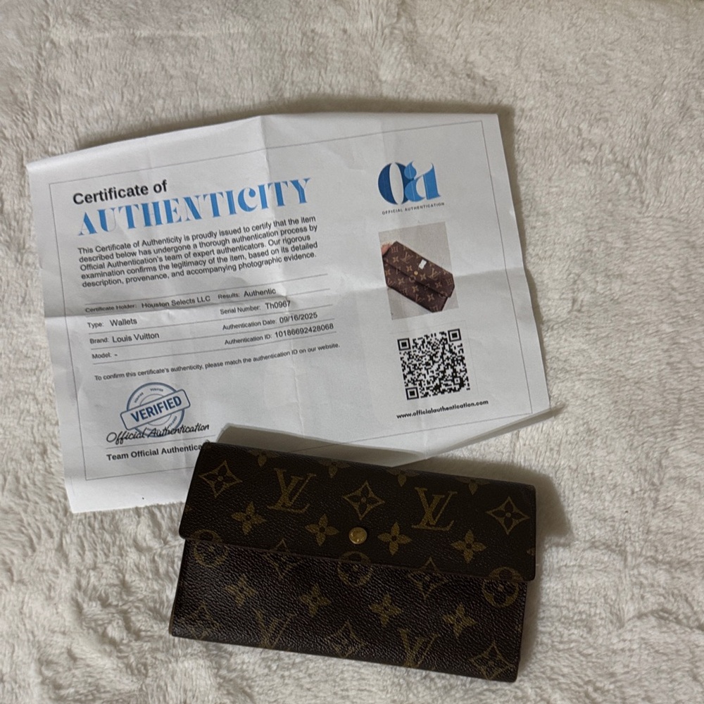 Louis Vuitton Brown Monogram Wallet